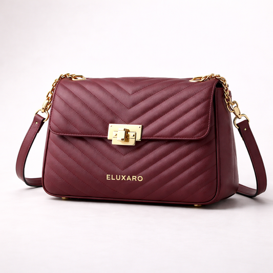 Eluxaro Velmira Gewatteerde Crossbodytas