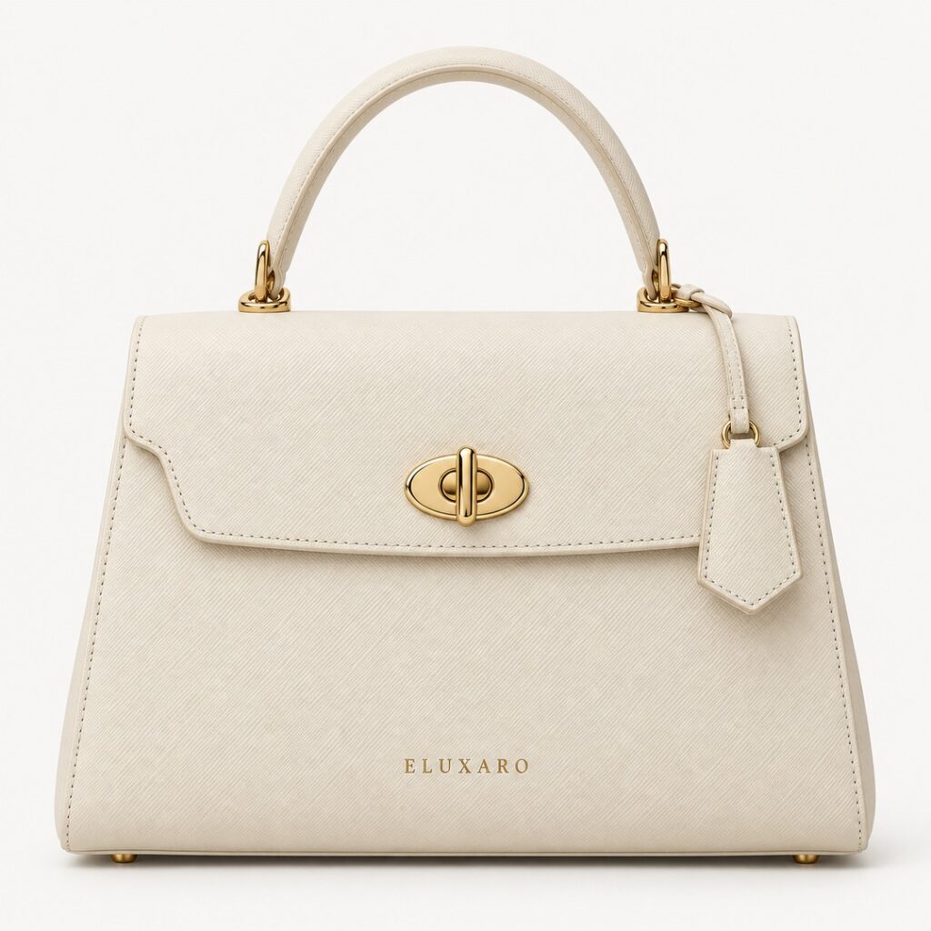 Ivy Top Handle Bag in Ivory