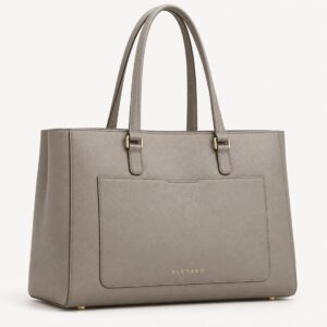 Nora Laptop Tote – Stone Grey